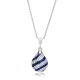 Enamel Drop 925 Sterling Silver Necklace Enamel Drop 925 Sterling Silver Necklace