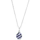 Enamel Drop 925 Sterling Silver Necklace Enamel Drop 925 Sterling Silver Necklace