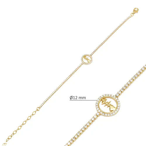 Heartbeat Tennis 925 Sterling Silver Bracelet