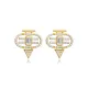 Clear CZ Geometric 925 Sterling Silver Earrings Clear CZ Geometric 925 Sterling Silver Earrings