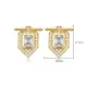 CZ Geometric 925 Sterling Silver Earrings CZ Geometric 925 Sterling Silver Earrings