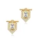 CZ Geometric 925 Sterling Silver Earrings CZ Geometric 925 Sterling Silver Earrings