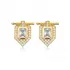CZ Geometric 925 Sterling Silver Earrings
