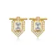 CZ Geometric 925 Sterling Silver Earrings CZ Geometric 925 Sterling Silver Earrings