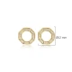 Octagon Geometric 925 Sterling Silver Earrings