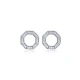 Octagon Geometric 925 Sterling Silver Earrings