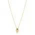 Hamsa Shape Turquoise with Zircon Stone Charm Necklace Turkish Handmade Wholesale 925 Sterling Silver Jewelry