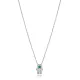Hamsa Shape Turquoise with Zircon Stone Charm Necklace Turkish Handmade Wholesale 925 Sterling Silver Jewelry Hamsa Shape Turquoise with Zircon Stone Charm Necklace Turkish Handmade Wholesale 925 Sterling Silver Jewelry