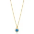 Turkish Blue Opal 925 Sterling Silver Necklace