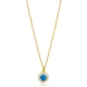 Turkish Blue Opal 925 Sterling Silver Necklace