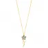 Cute Flower Design Mix Zircon Stone  Charm Necklace Pendant Handcrafted 925 Sterling Silver Jewelry