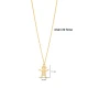 Boy Clear CZ 925 Sterling Silver Necklace