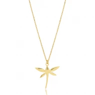 Lucky Dragonfly 925 Sterling Silver Pendant