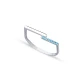 Thin Delicate Turquoise Cluster Sterling Silver Ring Thin Delicate Turquoise Cluster Sterling Silver Ring