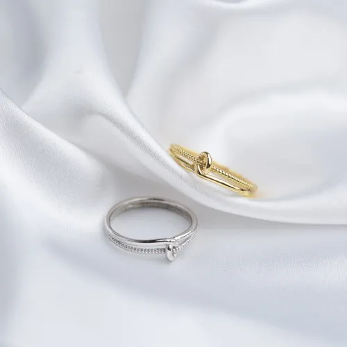 Turkish Node Plain 925 Sterling Silver Ring Turkish Node Plain 925 Sterling Silver Ring