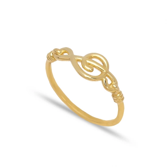 Turkish Sol Key Plain 925 Sterling Silver Ring - Sade 925 Silver Jewelry