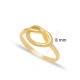 Minimalist Leaf 925 Sterling Silver Ring | 925 Sterling Silver Wholesale | Sade Silver Minimalist Leaf 925 Sterling Silver Ring - Sade 925 Silver Jewelry