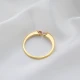 Turkish Dainty Pink CZ 925 Sterling Silver Ring