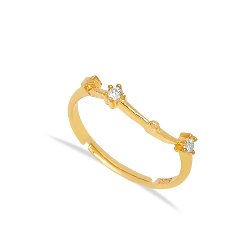 Aquarius Zodiac Popular Horoscope Sterling Silver Ring