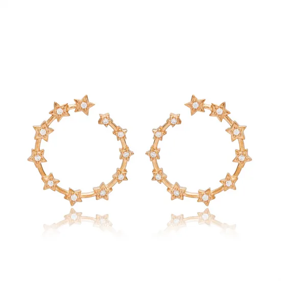 Star Cluster Design 925 Stud Earrings Star Cluster Design 925 Stud Earrings
