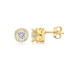 Turkish Round CZ Sterling Silver Earrings