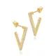 Triangle Design Geometric Stud Earrings Triangle Design Geometric Stud Earrings