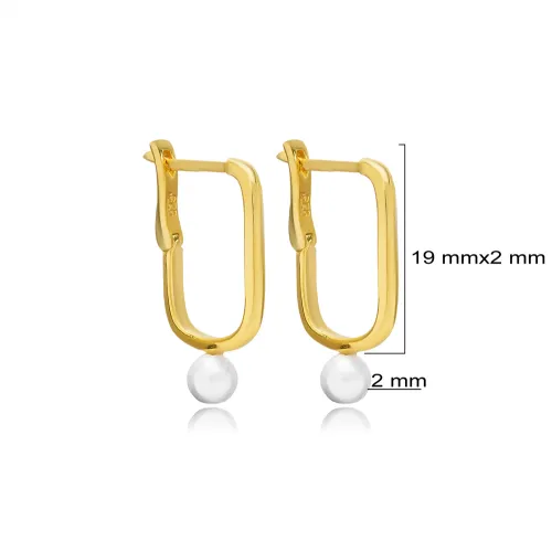 Pearl Hollow 925 Sterling Silver Earrings