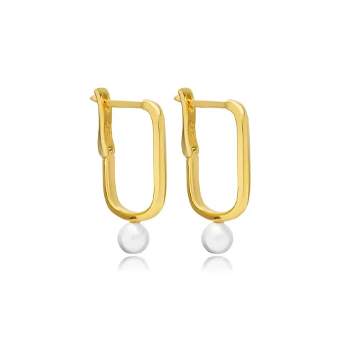 Pearl Hollow 925 Sterling Silver Earrings