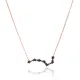 Turkish Minimalist Comet Shape Sterling Silver Necklace Turkish Minimalist Comet Shape Sterling Silver Necklace