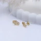Hamsa CZ Earrings in 925 Sterling Silver - Sade 925 Silver Jewelry