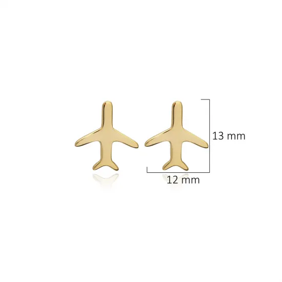 Plain Plane 925 Sterling Silver Earrings Plain Plane 925 Sterling Silver Earrings