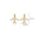 Plain Plane 925 Sterling Silver Earrings Plain Plane 925 Sterling Silver Earrings