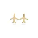 Plain Plane 925 Sterling Silver Earrings Plain Plane 925 Sterling Silver Earrings