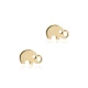 Plain Elephant 925 Sterling Silver Earrings Plain Elephant 925 Sterling Silver Earrings