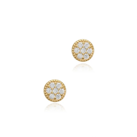 Round Minimalist 925 Sterling Silver Earrings Round Minimalist 925 Sterling Silver Earrings