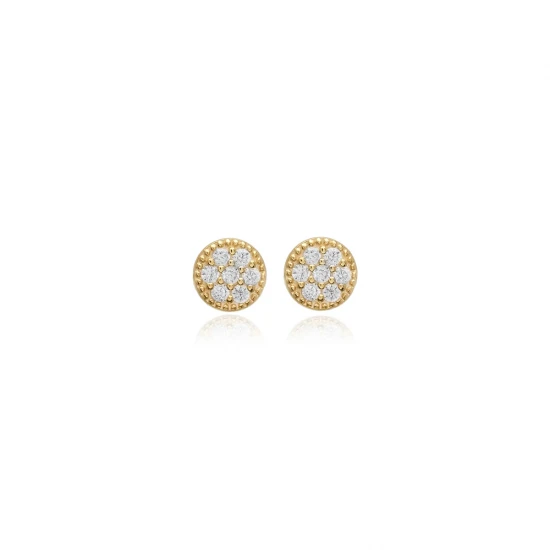 Round Minimalist 925 Sterling Silver Earrings Round Minimalist 925 Sterling Silver Earrings