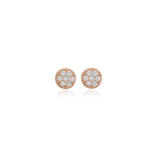Round Minimalist 925 Sterling Silver Earrings Round Minimalist 925 Sterling Silver Earrings
