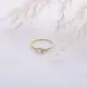Pear Drop CZ Ring in 925 Sterling Silver