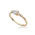 Pear Drop CZ Ring in 925 Sterling Silver