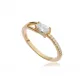 Turkish Pear Drop CZ 925 Sterling Silver Ring Turkish Pear Drop CZ 925 Sterling Silver Ring
