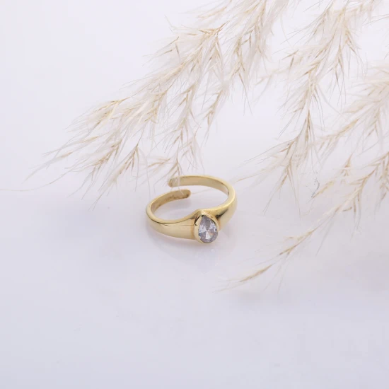 Drop Adjustable Knuckle 925 Sterling Silver Ring | 925 Sterling Silver Wholesale | Sade Silver Drop Adjustable Knuckle 925 Sterling Silver Ring - Sade 925 Silver Jewelry