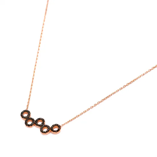 Turkish Wholesale Handcrafted Pave Silver Necklace