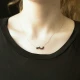 Turkish Pave Star Shape 925 Sterling Silver Necklace Turkish Pave Star Shape 925 Sterling Silver Necklace