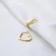 Turkish Dainty Heart 925 Sterling Silver Earrings