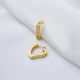 Turkish Cute Heart 925 Sterling Silver Earrings Turkish Cute Heart 925 Sterling Silver Earrings