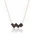 Turkish Pave Clover 925 Sterling Silver Necklace