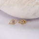 Turkish Evil Eye 925 Silver Earrings Wholesale | 925 Sterling Silver Wholesale | Sade Silver Turkish Evil Eye 925 Silver Earrings Wholesale - Sade 925 Silver Jewelry