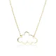 Cloud Plain 925 Sterling Silver Necklace Cloud Plain 925 Sterling Silver Necklace