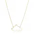Cloud Plain 925 Sterling Silver Necklace