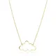 Cloud Plain 925 Sterling Silver Necklace Cloud Plain 925 Sterling Silver Necklace